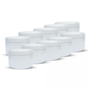Tégely 30 ml fehér műa 10 db/csom.